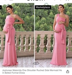 Pink Maternity Dress