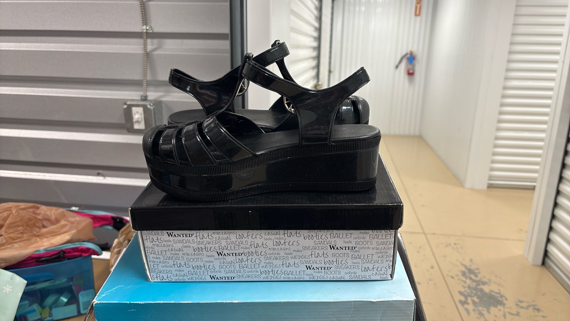 Jelly pop Sandals Black