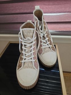 Michael Kors MK Logo High-Top Sneakers