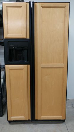 ge profile refrigerator wood panels