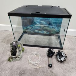 20 Gal. Fish Tank & Accessories 