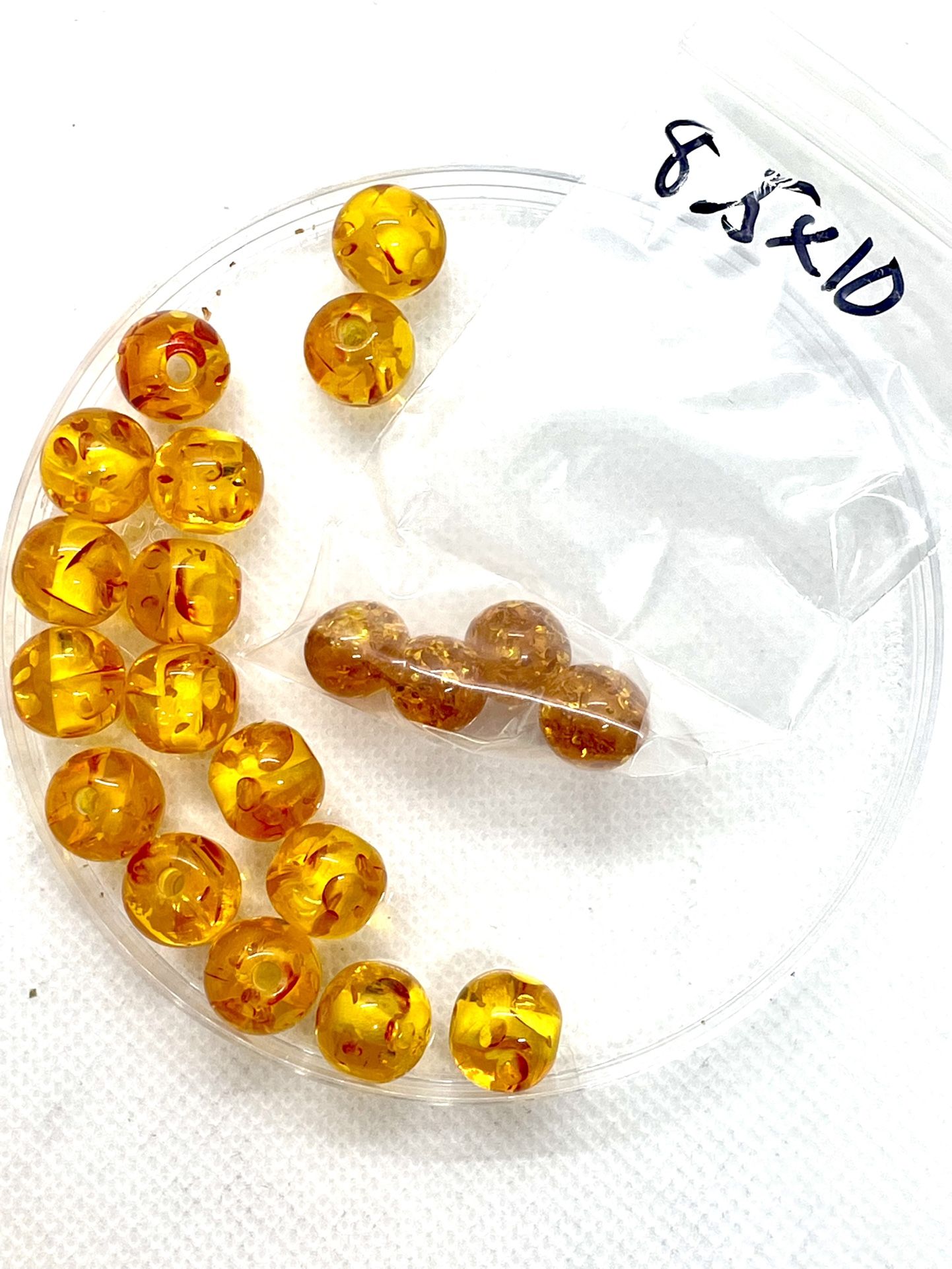 Lot Of 10mm Lucite Beads