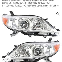 Toyota Sienna LE 2011 Headlights