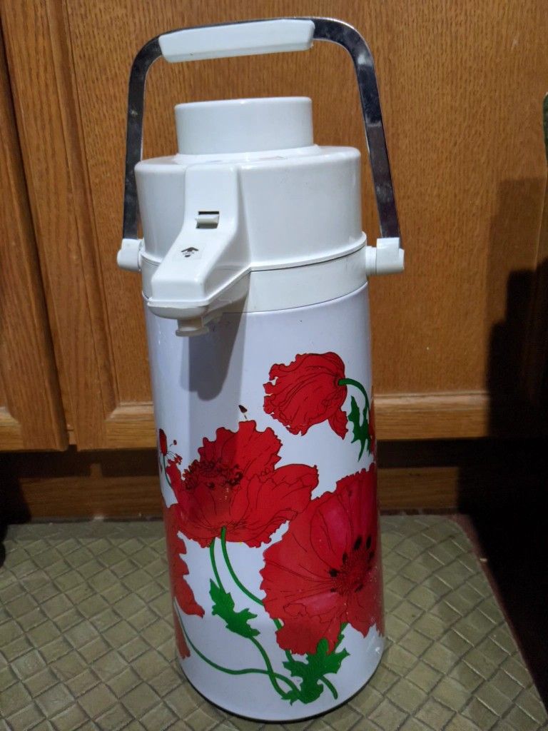 Vintage Coffee Air Pot Thermos Camping Party