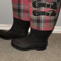 UGG plaid Rainboots