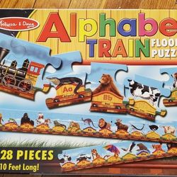 Melissa & Doug Alphabet Train Floor Puzzle