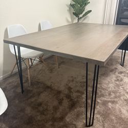 Dining Table W/ Hairpin Legs