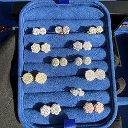 REAL Vvs Moissanite Earrings Pass Diamond Tester!