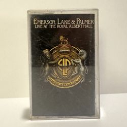 EMERSON LAKE & PALMER LIVE AT THE ROYAL ALBERT HALL CASSETTE Tape
