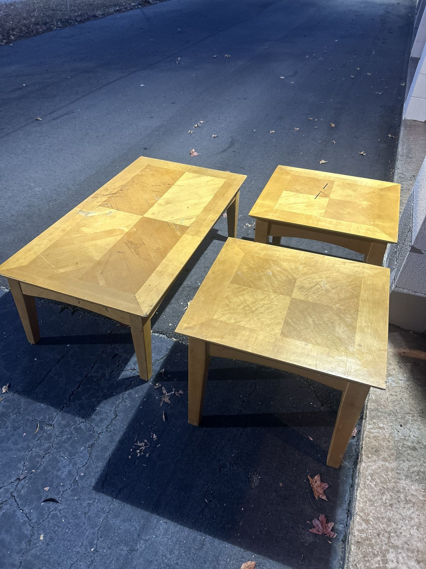 Coffee Table With End Tables
