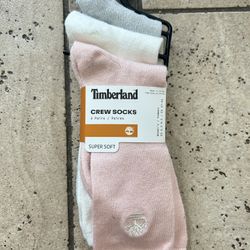 NWT Timberland Super Soft Crew Socks - 3 pairs