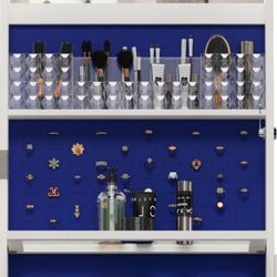 360°Swivel Jewelry Cabinet with Full Length Mirror, 360°Rotating Standing Jewelry Armoire Organizer, Lockable Storage Cabinet, Interior Lighted Mirror