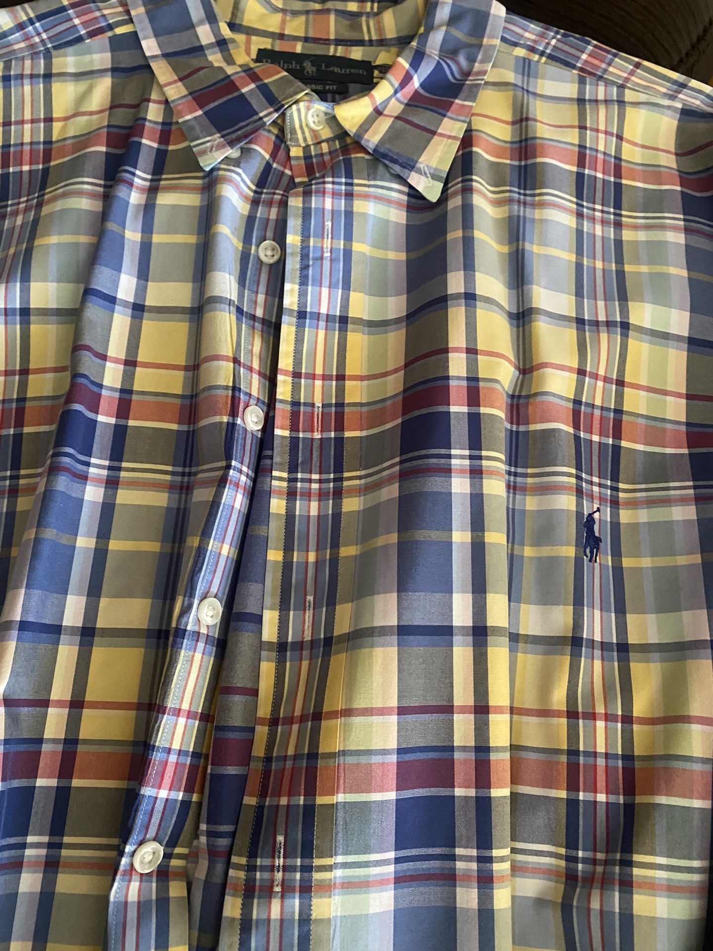 Mens Ralph Lauren Polo Button Up Shirt
