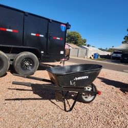 NEW HUSKY 6 CU. FT. WHEELBARROW 