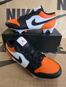Air Jordan 1 Low TD Shattered Backboard Football Cleats Men's Size 11