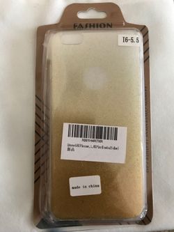 iPhone 6plus case/ shimmer gold
