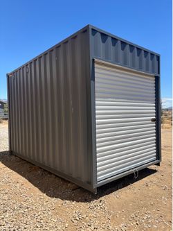 NEW 15 FOOT CONEX BOX | SHIPPING CONTAINER | ROLL UP DOOR | DELIVERED PRICE!