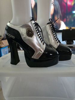 Police platform shoe sz 9