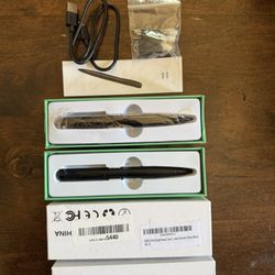 2 Nanny Cam Recording Pens