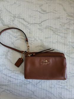 Vintage Coach Double Zip Wristlet