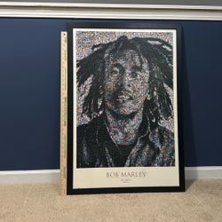 Bob Marley photo mosaic 38x26 