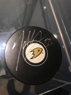 Anaheim Ducks Jakob Silfverberg Signed Autographed Puck
