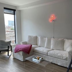 IKEA Harlanda Pull Out Couch White 