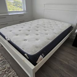 Full Sized Bed Frame And Mattress. 