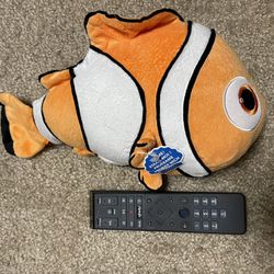 Disney Pixar 13" Nemo Plush Talking Stuffed Toy BANDAI Finding Dory WORKING!