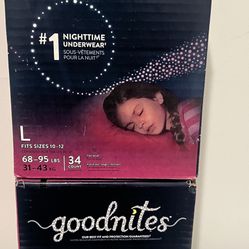 Goodnight Nighttime Underwear $20 A Box 