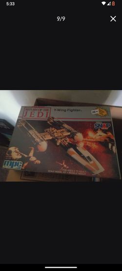 Many Star wars models for sale