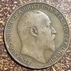 1908 King Edward VII Bronze Penny