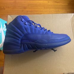 Air Jordan 12 Retro Blue Suede Deep Royal Size 10.5
