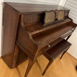 Henry F Miller Upright Piano