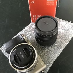 Sony a6000 Camera with portrait lens 