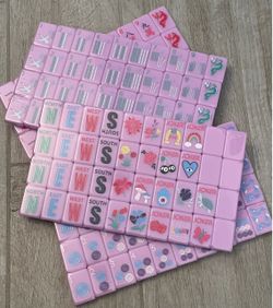 Lucky Charms Inspired Lavender Color American Mahjong Tiles
