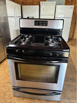 Stove gas Frigidaire stainless steel