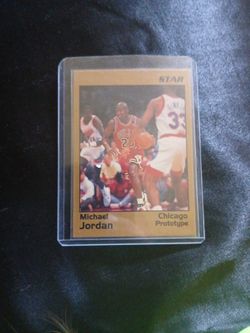 Michael Jordan Star Company Prototype Card