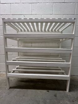 Wood Shoe Rack