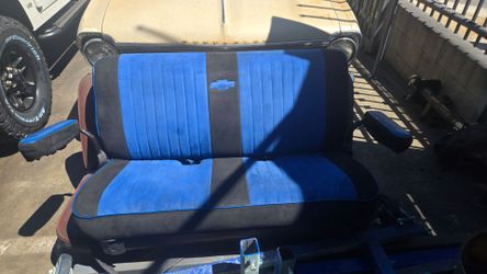 80s K5 Blazer rear seats