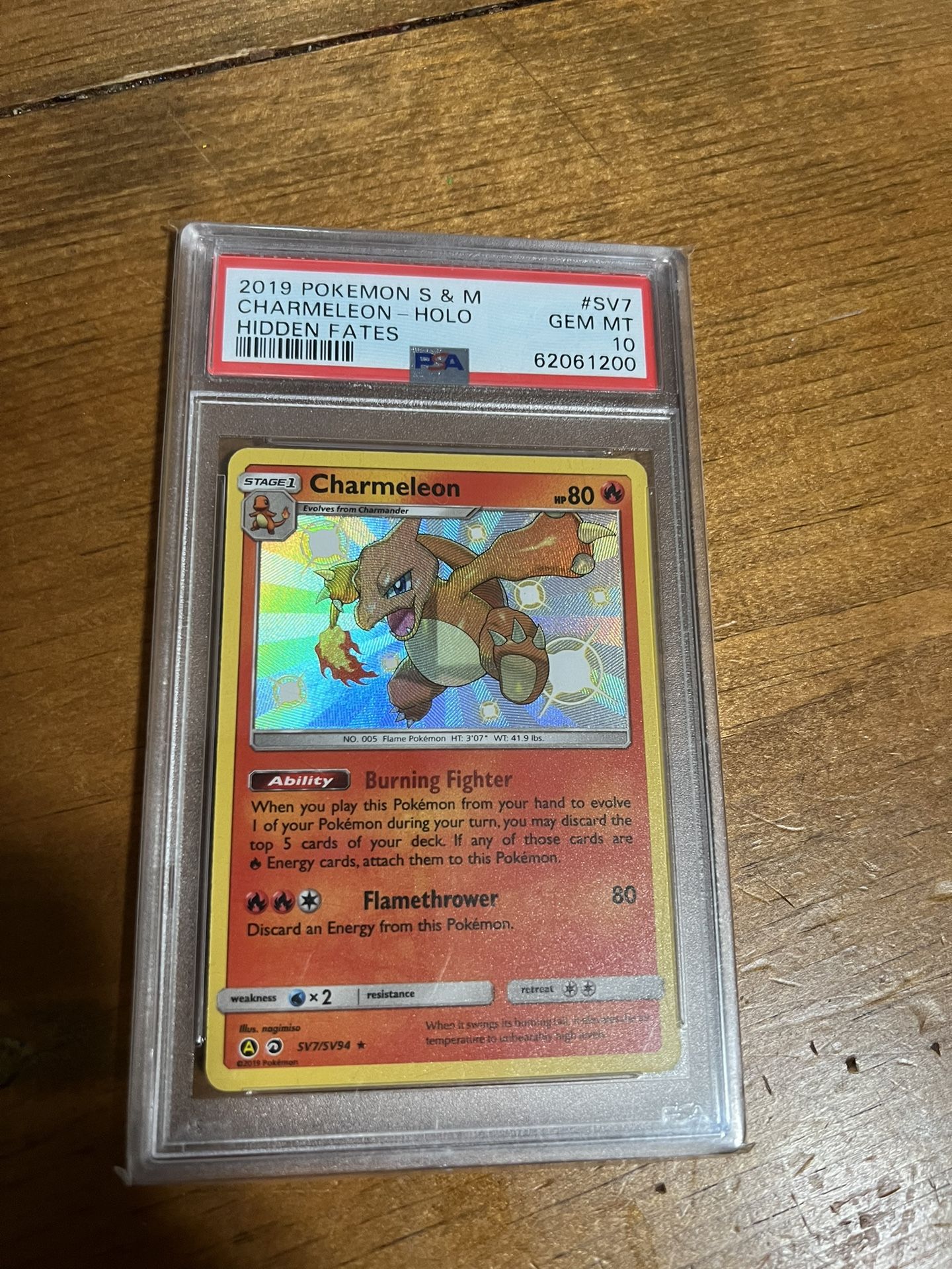 Charmeleon Gem Mint 10 Pokémon Card
