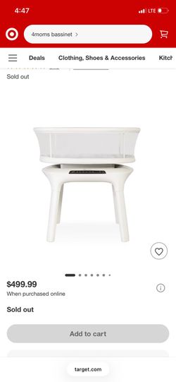 4 moms rocking bassinet