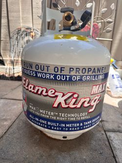 Flame King Max Propane Tank with Built-In Meter