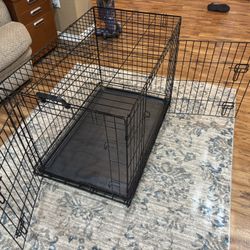 Metal Pet Crate - Large with 2 doors