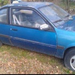 Passenger Side Window 1994 Cavalier RS