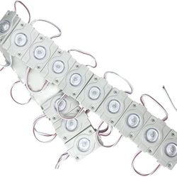 LED Injection Module Strip Lights, White, 1.5W 120V, 60 pcs Pack (3)