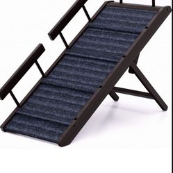 Wooden Pet Ramp With Rail 