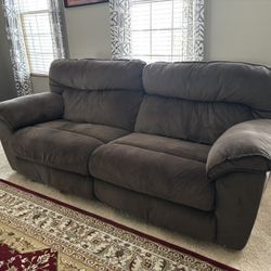 3-Piece Reclining Sofa Set – Sofa, Loveseat w/ Cup Holders & Recliner