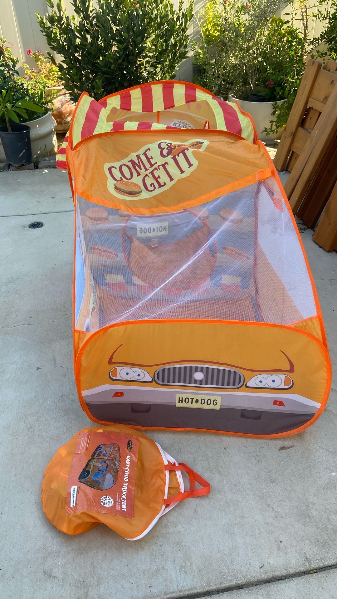food truck tent