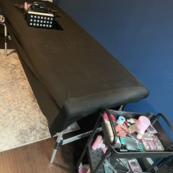 Lash Bed With Comfy Chair And Accessories 